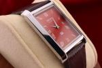 Vintage Seiko Slim Quartz Red Dial Dress Watch