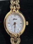 Vintage Belair Women's Gold Tone Watch with Diamonds