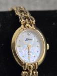 Vintage Belair Women's Gold Tone Watch with Diamonds