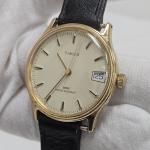 Timex Vintage Men's Gold Tone Mechanical Dress Watch