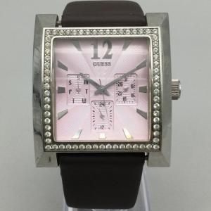 Guess Vintage Timeless Beauty Watch with Leather Strap