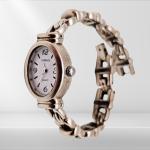 Timex Women's Vintage Silver Oval Bracelet Watch