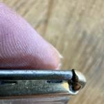 Vintage Elgin Curved Manual Watch with Gold Case