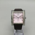 Guess Vintage Timeless Beauty Watch with Leather Strap