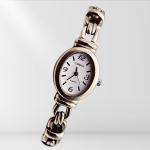 Timex Women's Vintage Silver Oval Bracelet Watch