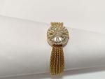 Vintage Anne Klein Crystal Bracelet Watch with Hidden Dial