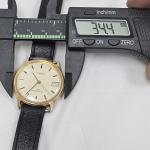 Timex Vintage Men's Gold Tone Mechanical Dress Watch