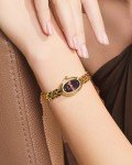Elegant FIYTA Gold Pea Women's Vintage Watch