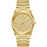 Bulova Men's Gold Stainless Steel Quartz Watch