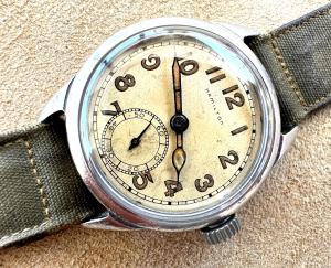 Rare Vintage Hamilton WW2 Military Watch 987A