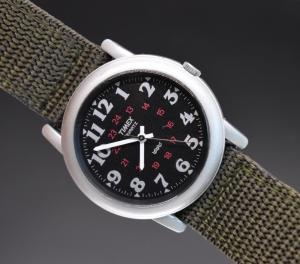 Timex 1990s Military Field Watch with Black Dial