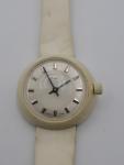 Vintage Dynasty Swiss Mechanical Watch with White Band