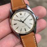 Vintage Rolex Oyster 35.5mm Stainless Steel Watch