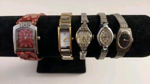 Vintage Women's Mechanical Watches: Bulova, Waltham, Disney, Coach
