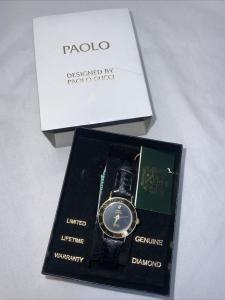 Paolo Gucci Diamond Vintage Wrist Watch W302 038 Y121