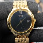 Citizen Vintage CQ Black Gold Quartz Watch 35mm
