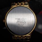 Citizen Vintage CQ Black Gold Quartz Watch 35mm