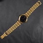 Citizen Vintage CQ Black Gold Quartz Watch 35mm