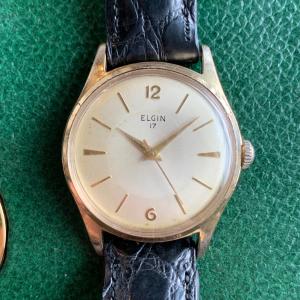 Vintage Elgin Gold Tone Manual Wind Wristwatch