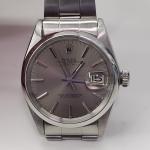 Rolex Date 34mm Silver Automatic Oyster Watch 1973