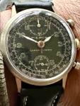 Pierce Jumbo WWII Military Pilot Chronograph 81304