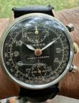 Pierce Jumbo WWII Military Pilot Chronograph 81304
