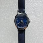 Vintage Timex Women's Mechanical Watch with Blue Dial