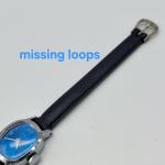Vintage Timex Women's Mechanical Watch with Blue Dial