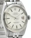 Men's Vintage ROLEX Datejust 36mm Silver Dial Watch