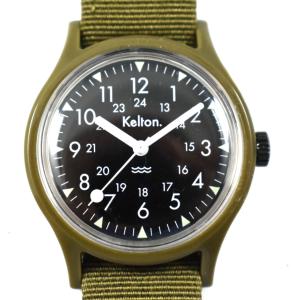 Vintage Kelton Military 24HR Manual Wind Watch