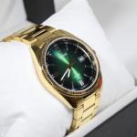 Casio Vintage Gold Tone Green Dial Watch