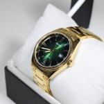 Casio Vintage Gold Tone Green Dial Watch