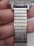 Vintage Timex Men's Mechanical Watch with Chrome Band
