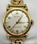 Vintage Bulova Gold Plated Men's Wrist Watch