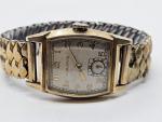1944 BULOVA 15J Deco Gold Gents Wristwatch