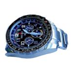 Seiko V175-0CL0 Solar Stainless Steel Chronograph Watch