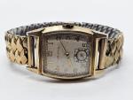 1944 BULOVA 15J Deco Gold Gents Wristwatch