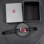 Victorinox Red Dial Vintage Field Watch 30mm