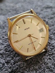Vintage Acqua T66 Gold Plated 34mm Men's Watch