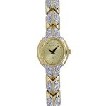 Bucherer Q Vintage 80's Gold Plated Diamond Watch