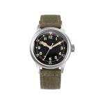 Men's Vintage Military Automatic Watch - Black Dial