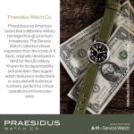 Men's Vintage Military Automatic Watch - Black Dial