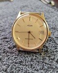Vintage Acqua T66 Gold Plated 34mm Men's Watch