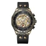 Men's Vintage Roman Numeral Mechanical Wristwatch