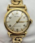 Vintage Bulova Gold Plated Men's Wrist Watch