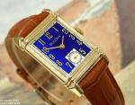 1950 Bulova Vintage Watch with Blue Dial