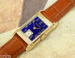 1950 Bulova Vintage Watch with Blue Dial