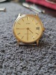 Vintage Acqua T66 Gold Plated 34mm Men's Watch