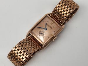 Bulova 14K Rose Gold Tank Watch for Repair