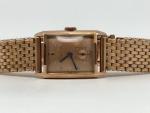 Bulova 14K Rose Gold Tank Watch for Repair